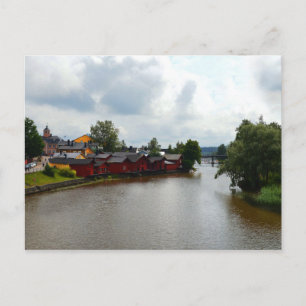 Red Storehouse i Porvoo, Finland Vykort