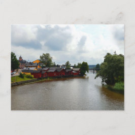 Red Storehouse i Porvoo, Finland Vykort