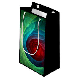 Red Storm Blommigt Modern Abstrakt Art Färg Mönste