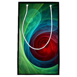 Red Storm Blommigt Modern Abstrakt Art Färg Mönste