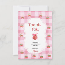 Red Strawberry Berry First Birthday Tack