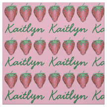 Red Strawberry Berry Summer Berries Fruit Print