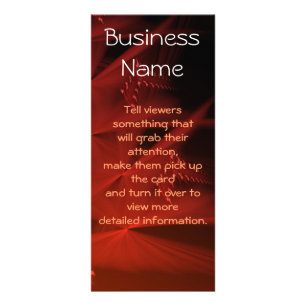 Red Streak Abstrakt Art Anpassningsbar  Reklamkort