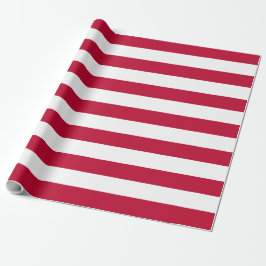 Red Stripe American Flagga Mönster jul Presentpapper