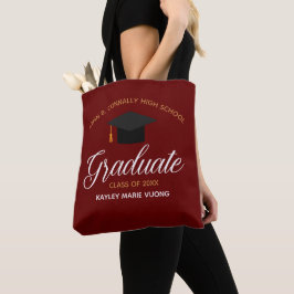 Red Student Personlig 2023 Student Gift Tygkasse
