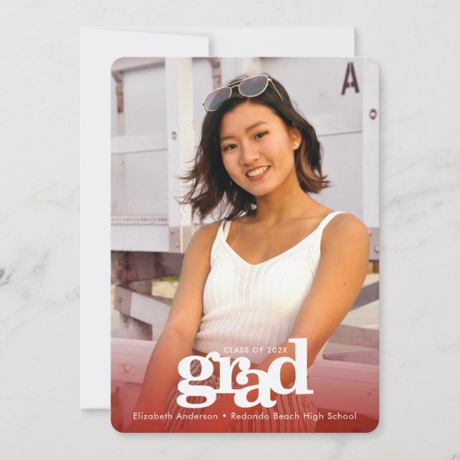 Red studenten anpassningsbar-foto fet modern meddelande (Framsida)