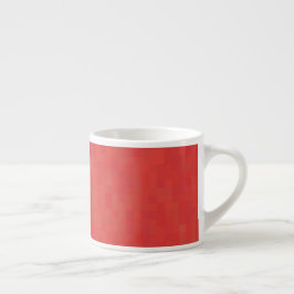 Red subtle minimalist, elegant mönster espressomugg