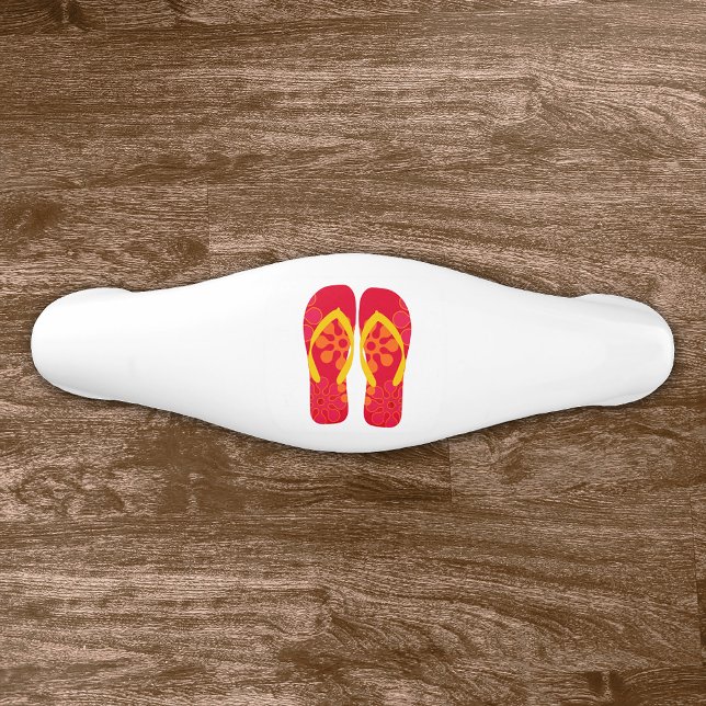 Red Summer Beach Flinflip flops Door Knob Handtag (Skapare uppladdad)