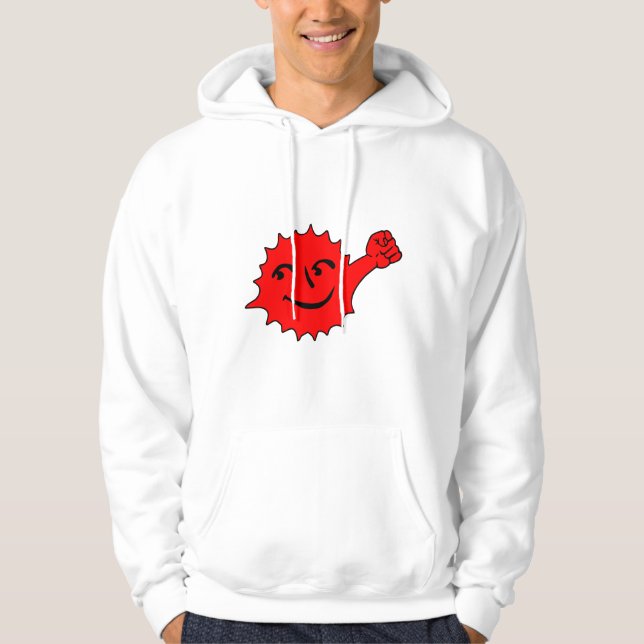 Red Sun Cheer Mascot Hoodie (Framsida)