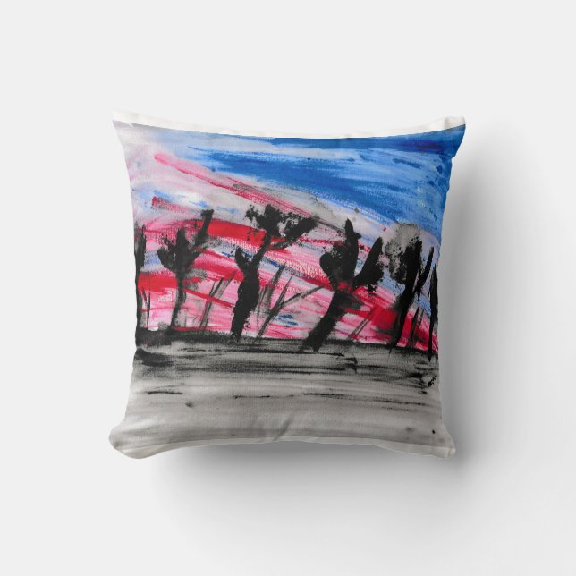 Red Sunset Kudde (Framsida)