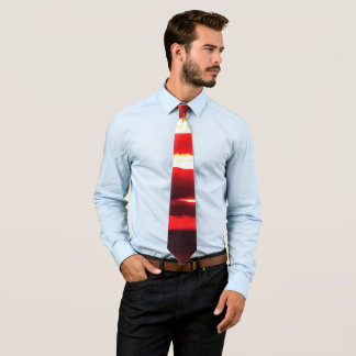 Red Sunset Neck Tie Slips