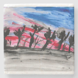 Red Sunset Stenunderlägg