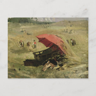 Red Sunshade, 1860 Vykort