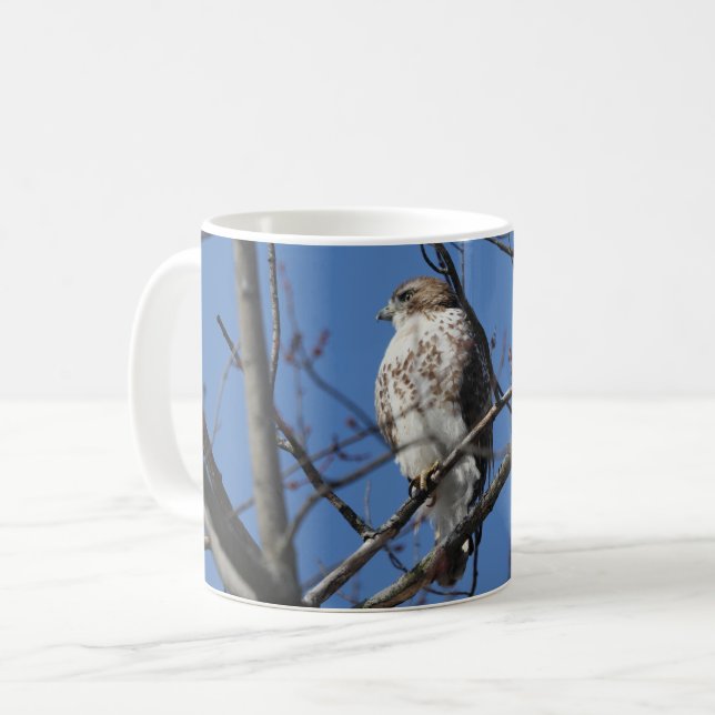Red Svan Hawk Kaffemugg (Framsida vänster)