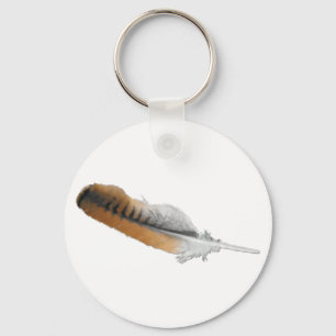 Red-svan Hawk-ludd Nyckelring