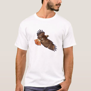 Red-Svan Hawk Wildlife Shirt T