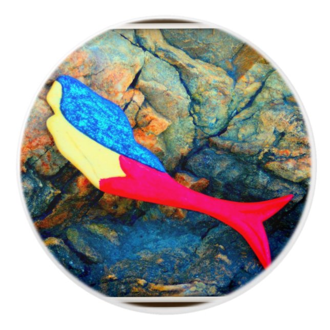 Red svan sjöjungfru knopp (Framsidan)