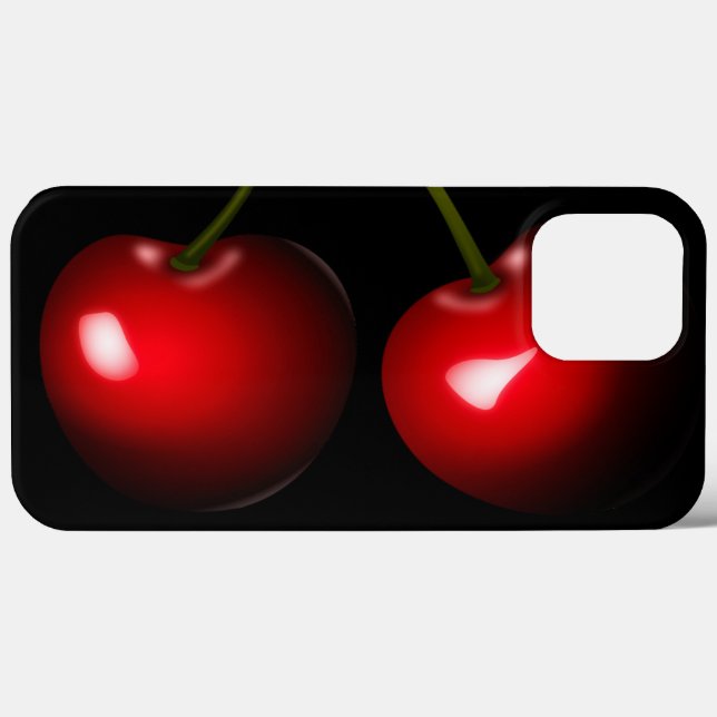 Red Sweet Cherries iphone case - Välj Färg (Baksida (horisontell))