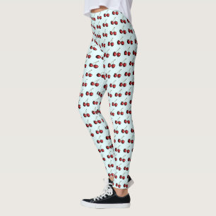 Red Sweet Cherries - Välj färger Leggings
