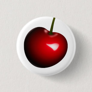 Red Sweet Cherry Button Gift - Välj Färg Knapp