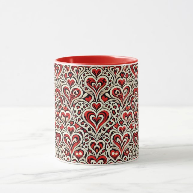 Red Sweet Hearts Mugg (Center)