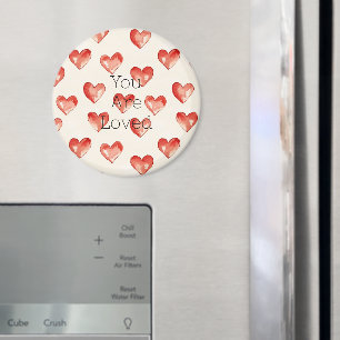 Red Sweet Hearts Valentine Day Magnet