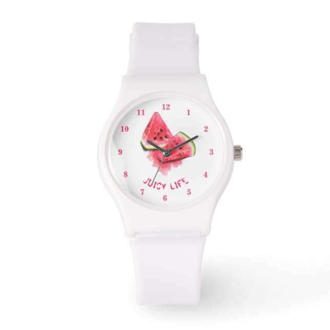 Red Sweet Juicy Watermelon Biet Watch Armbandsur (Framsida)
