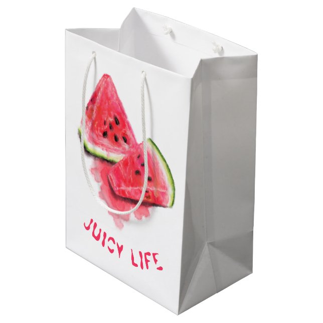 Red Sweet Juicy Watermelon Gift Bag (Baksidan Vinklad)