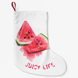Red Sweet Juicy Watermelon-julklapp Liten Julstrumpa