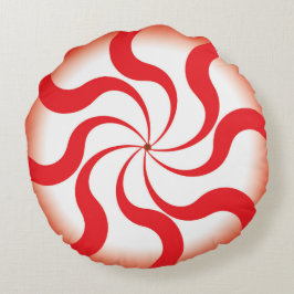 Red Swirl Candy Modern Dekorativ kudde