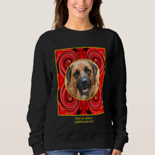 Red Swirls Ram Skapar ditt eget sällskapsfoto T Shirt