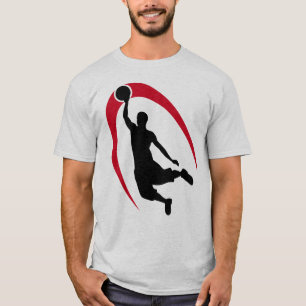 Red Swoboda Basketball Slam dunk Tee