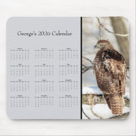 Red-tailed Hawk: Customize full year 2026 calendar Musmatta