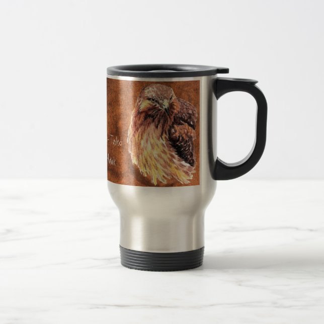 Red Tails Hawk - Bird Mugg (Höger)