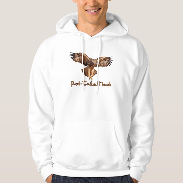Red-Tails Hawk Hoodie (Framsida)