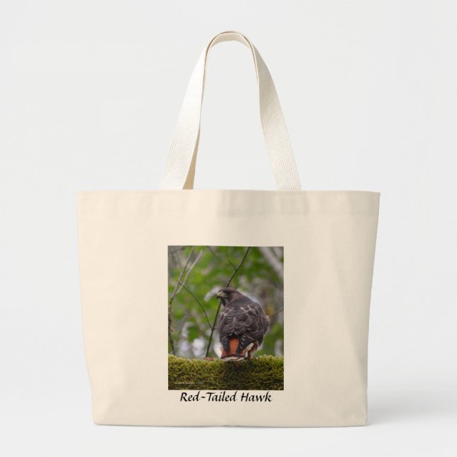 Red-Tails Hawk Jumbo Tygkasse (Framsidan)