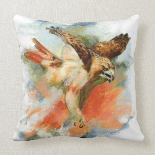 Red Tails Hawk Kudde