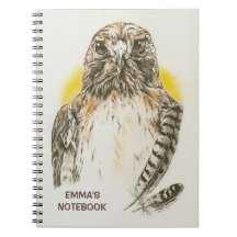 Red Tails Hawk med Feathers Art