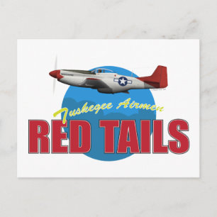 Red Tails Tuskegee Airmen Vykort