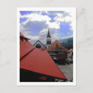 Red Tak Church & Landcape Venezuela Vykort
