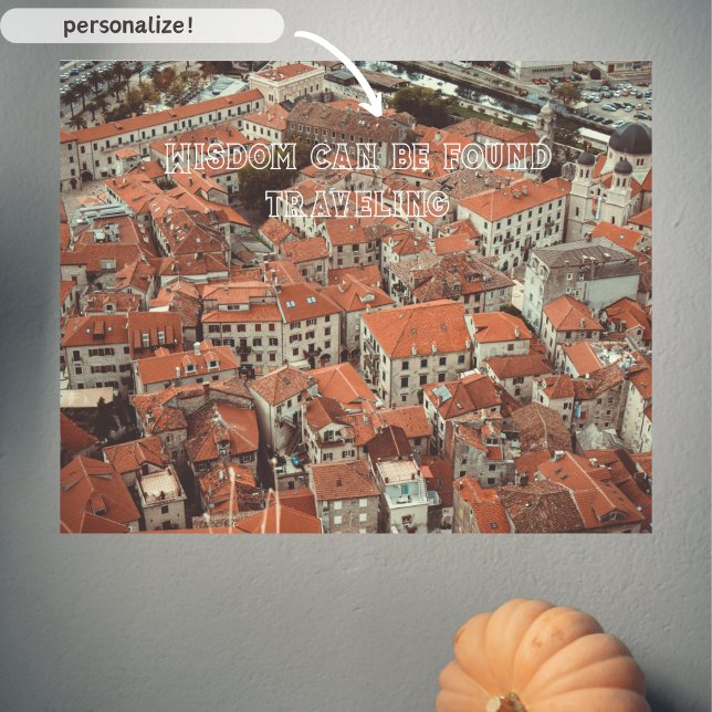 Red Tak of Kotor (Montenegro) Poster (Skapare uppladdad)