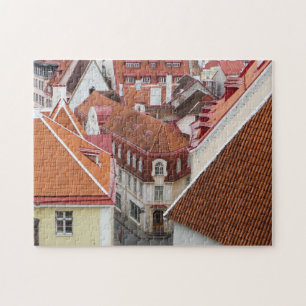 Red Tak Village Tallinn Estland Travel Photo Pussel