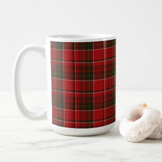 Red Tartan Check Kaffemugg