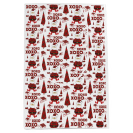 Red Tartan Mode Santa Mönster