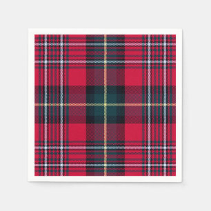 Red Tartan Pappersservett