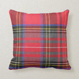 Red Tartan Plaid Dekorativ kudde