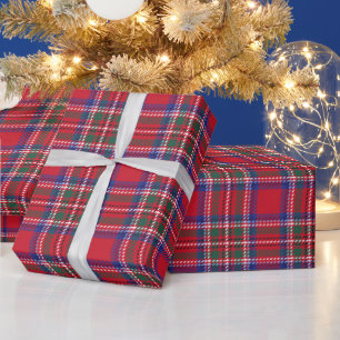 Red Tartan Play Presentpapper