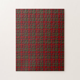 Red Tartan Puzzle Pussel