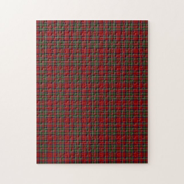 Red Tartan Puzzle Pussel (Vertikal)