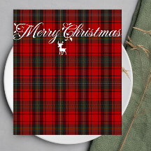 Red Tartan Scotland Seamless Play Mönster